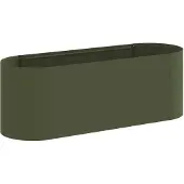 vidaXL Hochbeet im Garten Olive Grün 120 x 40 x 40 cm