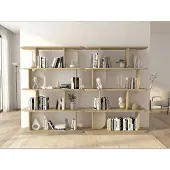 Vente-unique Regal Neleria Beige Naturfarben Hell 120 cm