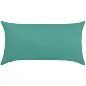 TRAUMSCHLAF Uni Mako-Satin Kissenbezüge 40x60 cm | mineralgrün - grün