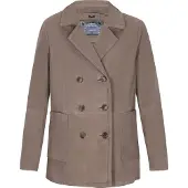 Dreimaster Jacke Frauen taupe grau