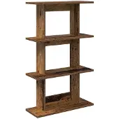 vidaXL Wandregal Wandhalterung Altholz 56 x 20 x 90 cm Holzwerkstoff