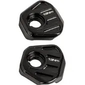 Pro Klemmeinsatz Einfachverschraubung seitlich 8-9mm 2 Stück schwarz
