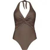Barts Badeanzug Damen Kelli Halter Shaping One Piece Coffee-Größe 38