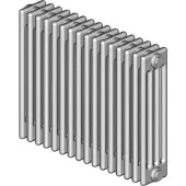 Buderus Arbonia Stahlröhrenradiator-Glieder STANDARD AF H 1800 mm T 185 mm