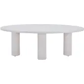 Vente-unique Esstisch 8 Personen - MDF - Beige - FALYN