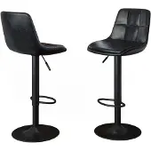 Vicco Barhocker 2er Set Sena Schwarz 38.5 x 86 cm, Model 59824