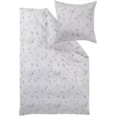 Curt Bauer Mako-Satin Bettwäsche Harmony seaside 155x220 cm + 80x80 cm - beige
