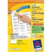 Avery Zweckform Universal-Etiketten 3666-200, ultragrip, 38 x 21,2 mm, 13000 + 1300 Stück