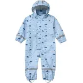 BORNINO HOME Lieblinge Regenanzug mit abnehmbarer Kapuze, blau | orange, 86