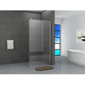 FA-Bausysteme Walk-In Glas Dusche Klarglas 70 cm