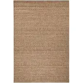 NYVI Teppich Forest - Wetterfest, Pflegeleicht, für Innen und Außen Größe:200x290 cm;Farbe:Beige Braun Granado