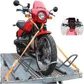 Baumarktplus Lenker Verzurrsystem Spanngurt für Motorrad Transport Anhänger