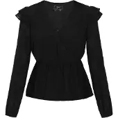 Faina Bluse Frauen Schwarz
