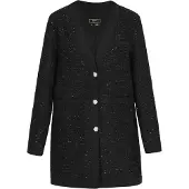 Faina Blazer Frauen Schwarz