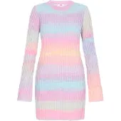 Mymo Kleid Frauen rosa mehrfarbig