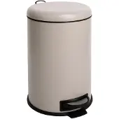 SVITA T20 Mülleimer Treteimer Abfalleimer 20l inkl. Inneneimer Pedal Taupe