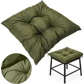 EDANTI Stuhlkissen 40x40 Grün Wasserdichtes Dekoratives Gartenkissen