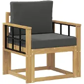 vidaXL 2 Stück Outdoor-Sofagarnitur Polyester Weiß und Anthrazit
