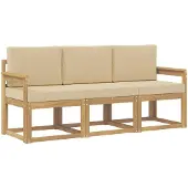 vidaXL Outdoor-Sofagarnitur 3 pcs
