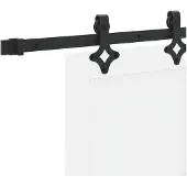 vidaXL Schiebetür ORKDAL Weiß 83 x 232 cm Massives Kiefernholz