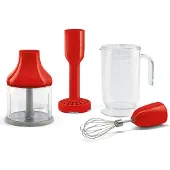 Smeg HBAC11RD, Befestigungsset, Edelstahl, 0,5 l, Edelstahl, S-förmig, Rot, Transparent