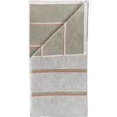 Zone Denmark Handtuch Sauna Soft Grey / Eucalyptus / Terracotta (50 x 100 cm)