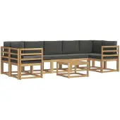 vidaXL Outdoor-Sofagarnitur 6 stk.