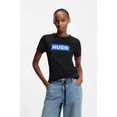 HUGO T-Shirt Classic 50510772 Schwarz Slim Fit 40