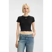 HUGO T-Shirt Baby 50510749 Schwarz Slim Fit 40