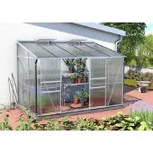 Pergart Vitavia, Anlehn-Gewächshaus "Osiris 6500", aluminium eloxiert, 6,5 m², 4 mm HKP