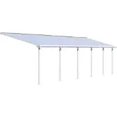 Canopia Aluminium Terrassenüberdachung Olympia Weiß 295x980x305 cm