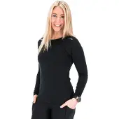Fusion Damen Merino 150 LS schwarz