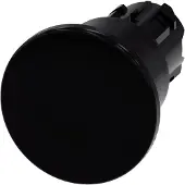 Siemens 3SU1000-1BA10-0AA0 Pilzdrucktaster, 22mm, rund, Kunststoff, schwarz 3SU10001BA100AA0