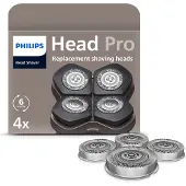 Philips HS740 Blade Refill HS740/15 Elektrische Ersatz-Scherköpfe, Scherkopf, 4 Kopf/Köpfe, Silber, Stahl, 6 Monat( e),