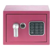 Yale Smart Living Elektronischer Tresor mini, YSV/170/DB2/P, mit Code & Schlüssel, Rosa