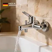 CARLDIX Wannenarmatur 01000030-00 Aufputz, ohne Brausegarnitur, chrom
