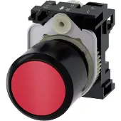 Siemens Drucktaster Front 1f rt Ř22mm rnd 3SU1200-0EB20-0AA0