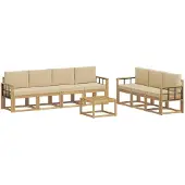 vidaXL Outdoor-Sofagarnitur 7 pcs