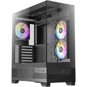 Antec CX700 ARGB, Midi Tower, PC, Schwarz, ATX, ITX, micro ATX, Glas, Stahl, 16 cm
