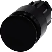 Siemens 3SU1000-1AA10-0AA0 Pilzdrucktaster, 22mm, rund, Kunststoff, schwarz, 30mm 3SU10001AA100AA0