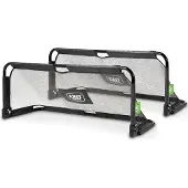 Exit - Panna Faltbares Stahl Fußballtor 150x60cm (2er Set) - Schwarz