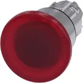 Siemens Ill mushroom pushbutton 22mm red 40mm
