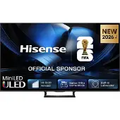 Hisense 75U7SE, 190,5 cm (75"), 3840 x 2160 Pixel, ULED, Smart-TV, WLAN, Schwarz, Grau