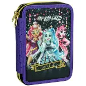 Monster High Crew gefülltes 2-stöckiges Federmäppchen