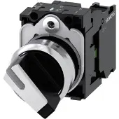 Siemens KNEBELSCHALTER, O-I, SCHWARZ, WEISS, Metall, IP67, IP69K, Schwarz, Metallisch, 104 g, 50 mm, 100 mm