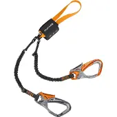 Skylotec Lonża für Klettersteige, Marke , Modell Vael – schwarz/orange