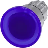 Siemens Frontelement für Not-Aus Ř22mm bl rnd 3SU1051-1BA50-0AA0