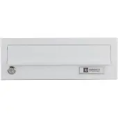 Junie JU Ersatztüre für Hausbrieffachanlage 300 x 110 mm, weiss RAL 9016