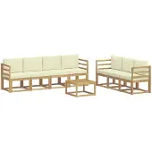 vidaXL Outdoor-Sofagarnitur 7 Stk.