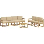 vidaXL Outdoor-Sofagarnitur 7 pcs